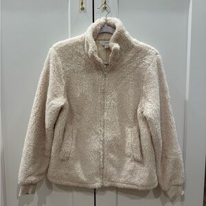 J. Crew Cream Teddy Jacket